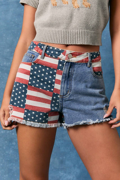 LOW-RISE MICRO SHORTS