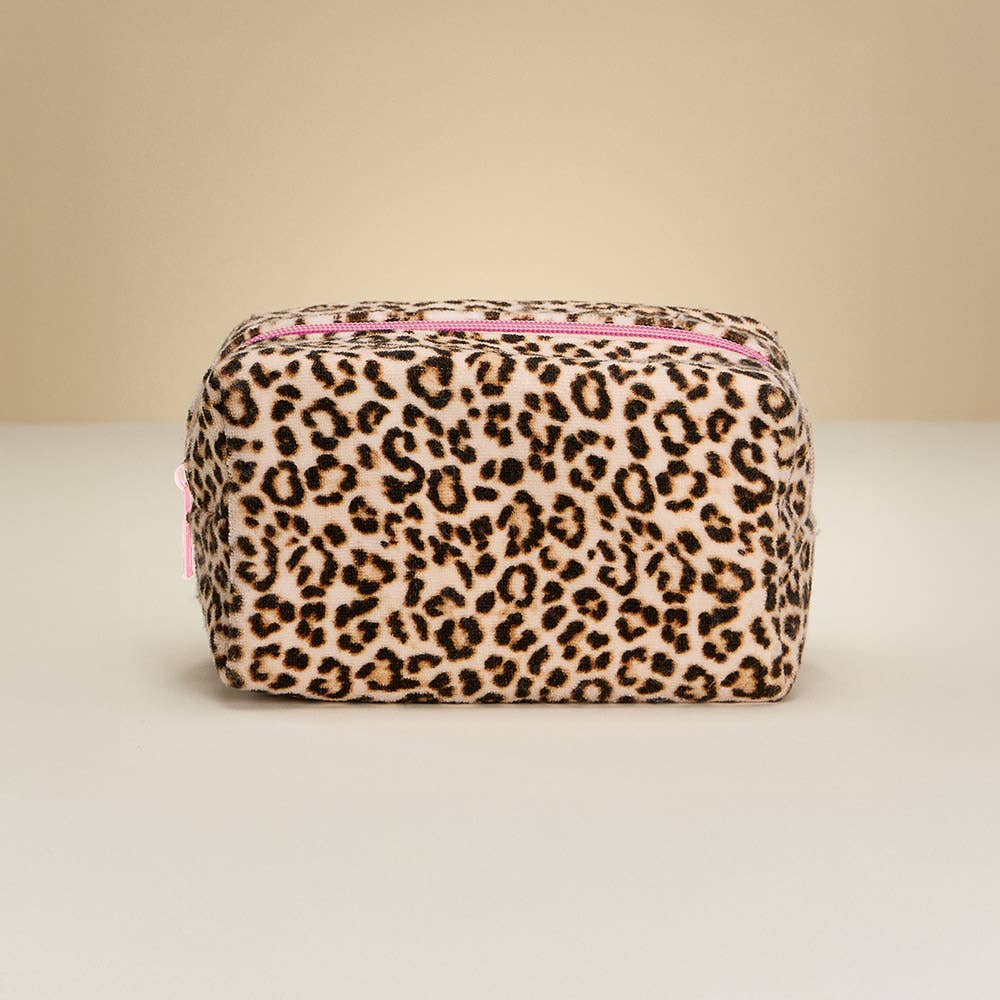 Leopard Print Cosmetic Pouch/Organizer