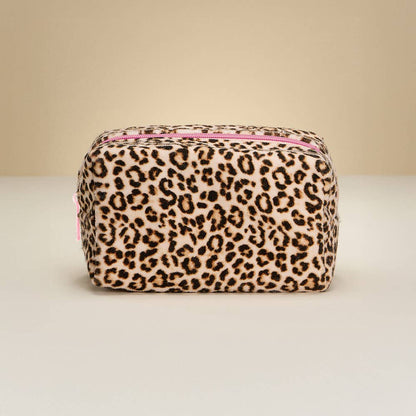 Leopard Print Cosmetic Pouch/Organizer
