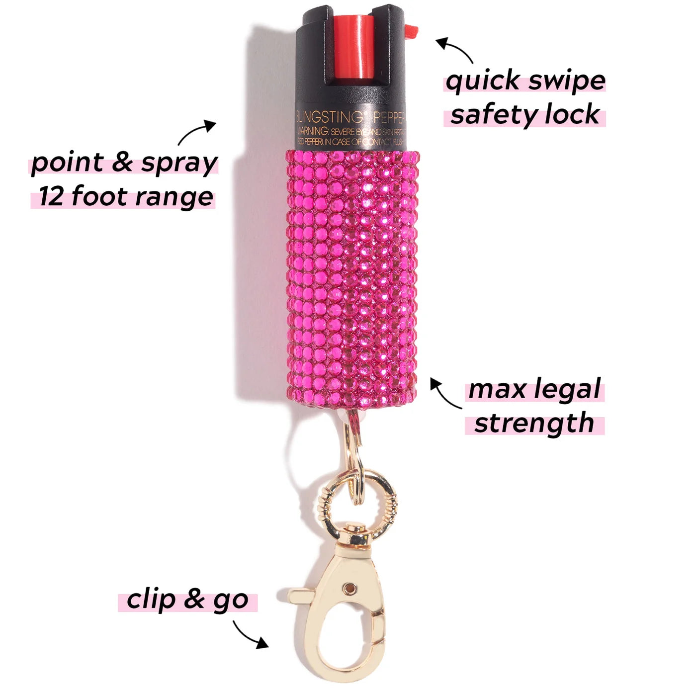 PREORDER: Rhinestone Pepper Spray in Assorted Colors