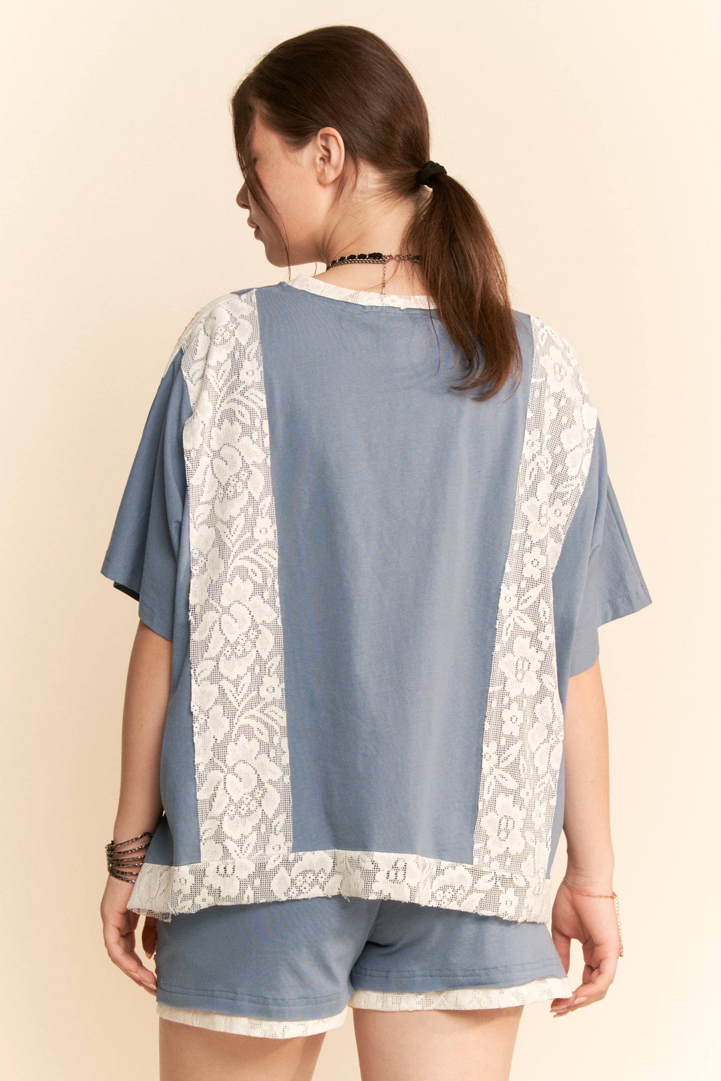 FLORAL PATCHWORK TOP