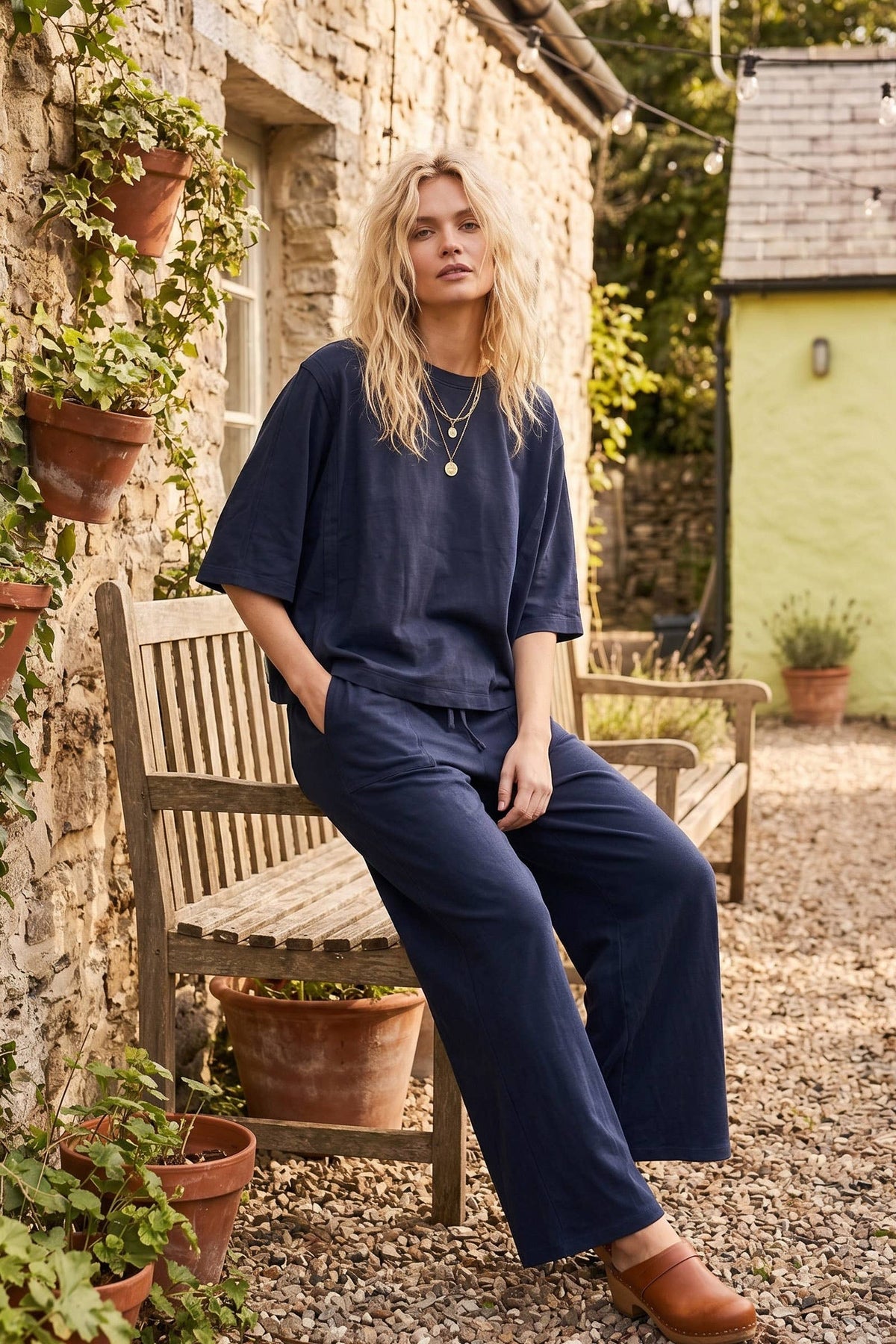 Boxy Top & Wide Pant Set