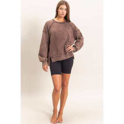 Raw Edge Sweatshirt