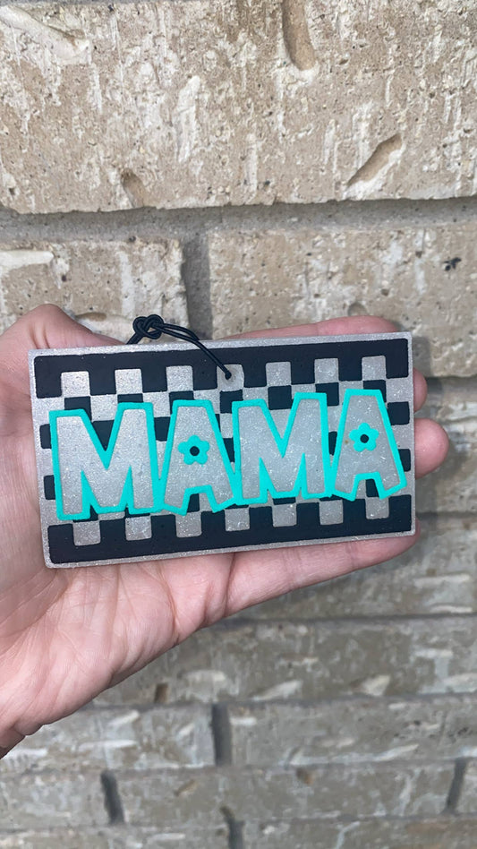 Checkered Mama Fringe Freshie