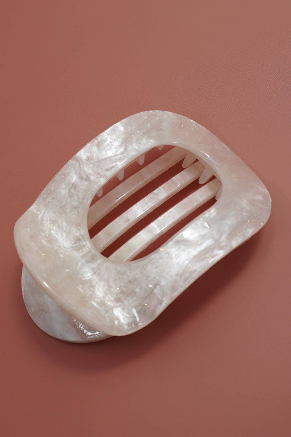 Jumbo Lay Flat Oval Hair Claw Clips Secure Styling | 40H993