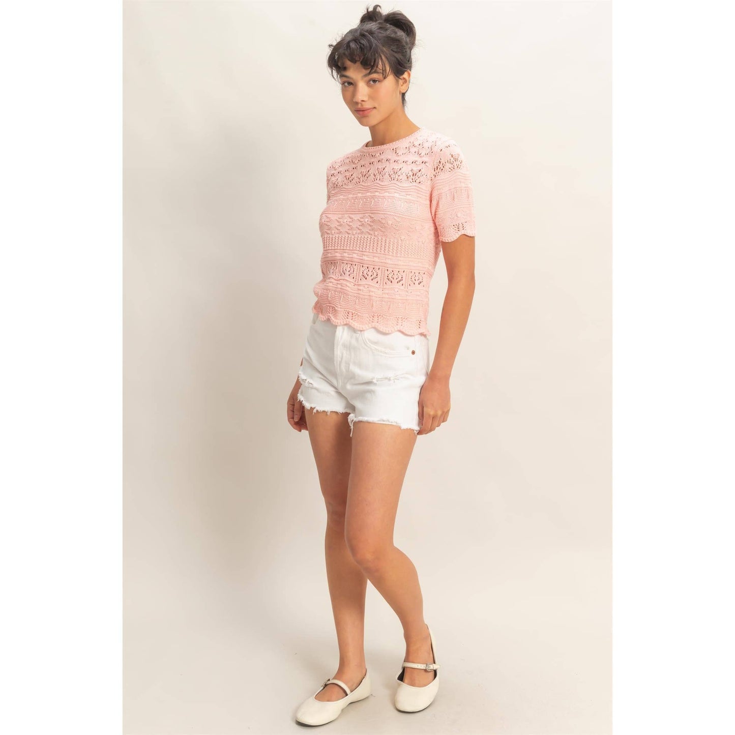 Textured Knit Top