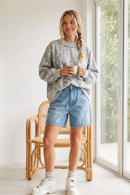 Oversized Polka Dot Scuba
