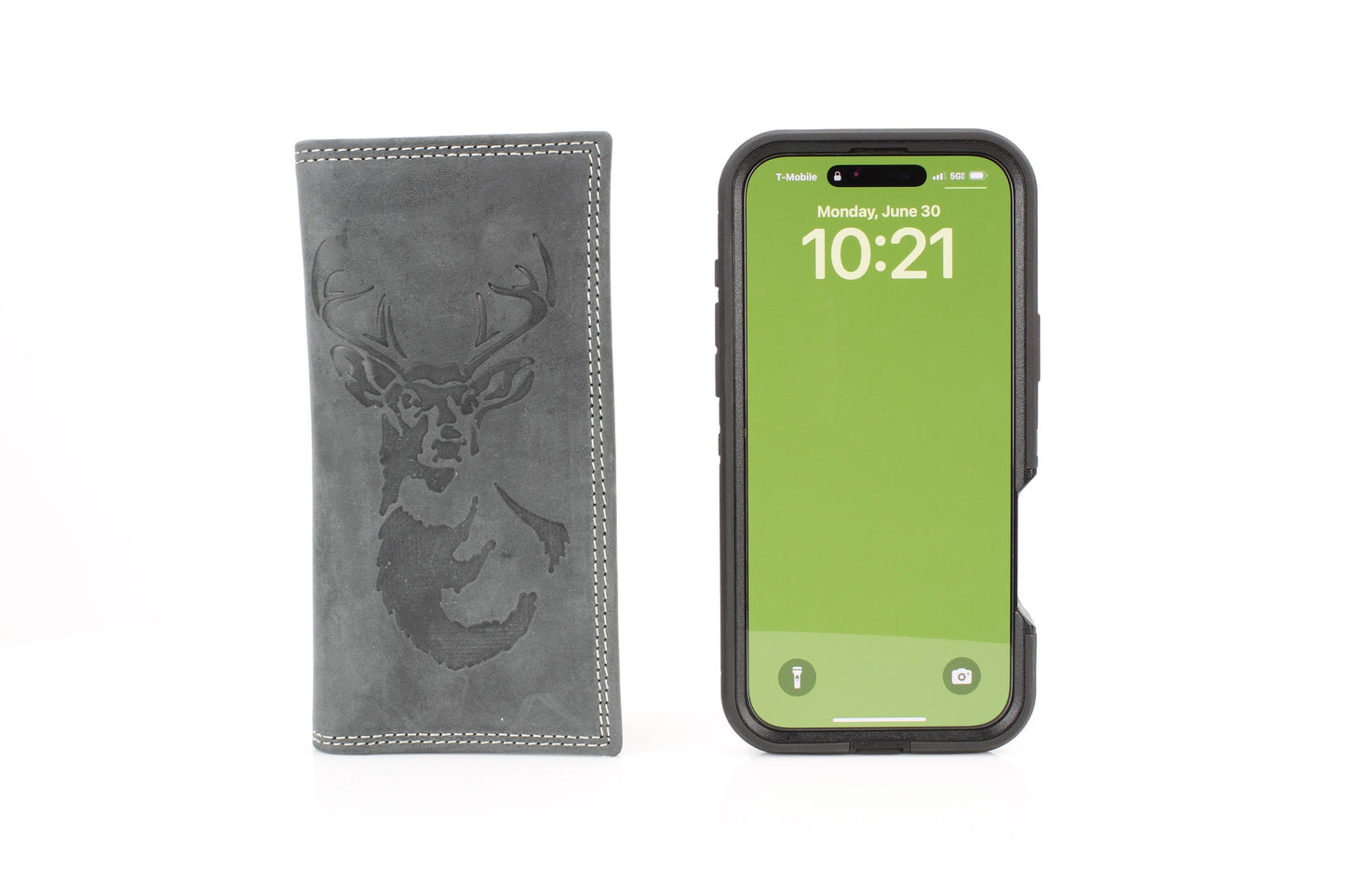 Men’s Rodeo Wallet with Deer Emboss ABMWVT 07