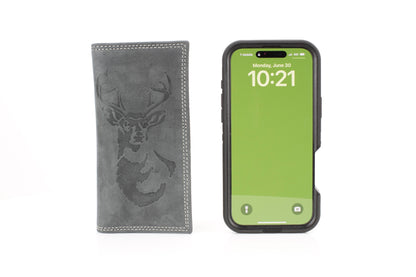 Men’s Rodeo Wallet with Deer Emboss ABMWVT 07