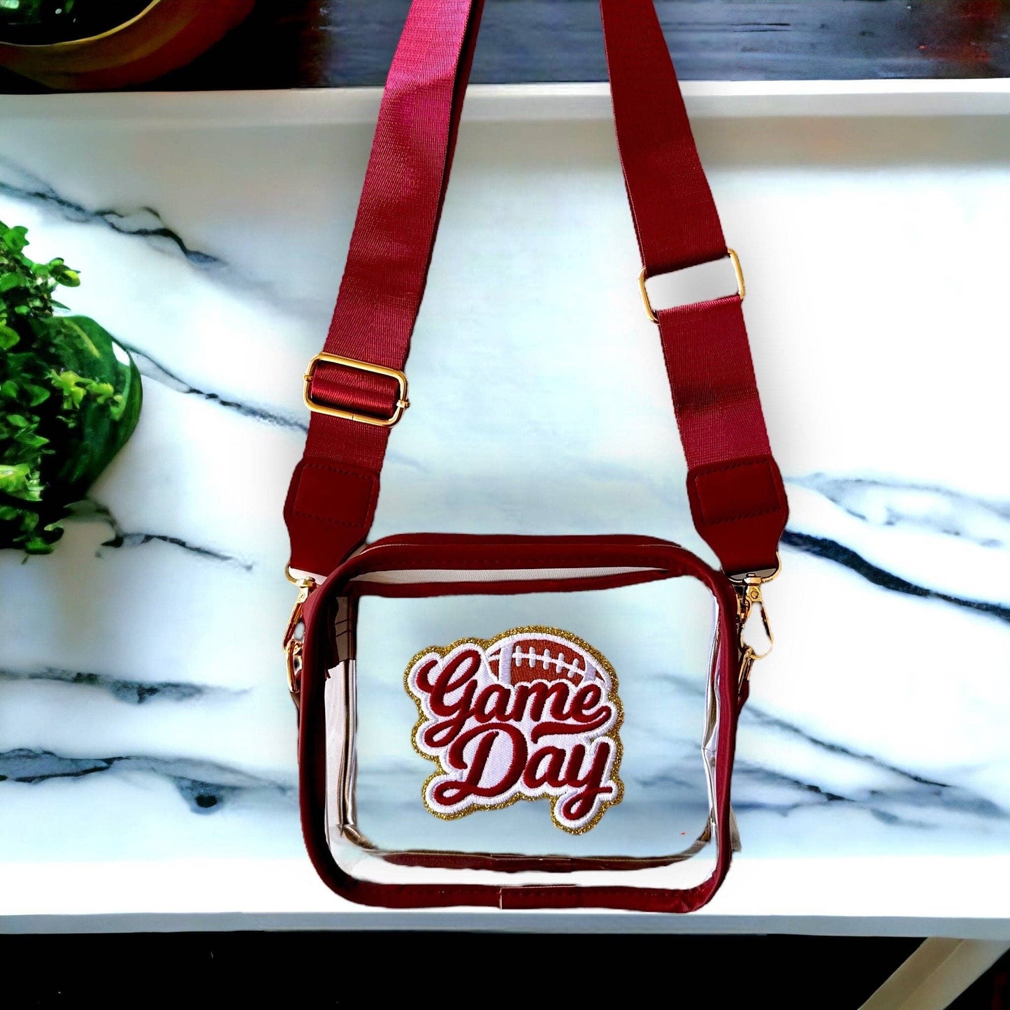 Football Stadium Purse - Game Day Bag- Approved Stadium Bag