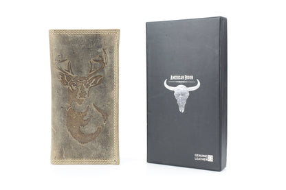 Men’s Rodeo Wallet with Deer Emboss ABMWVT 07