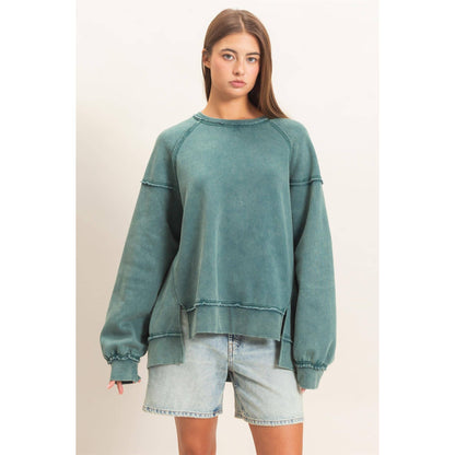 Raw Edge Sweatshirt