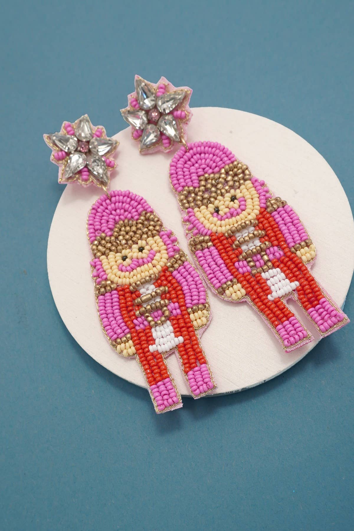 Nutcracker Beaded Earrings