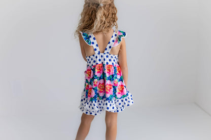 Kids Floral & Polka Dot Set