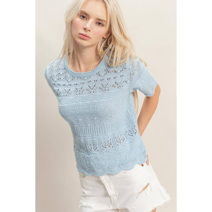 Textured Knit Top
