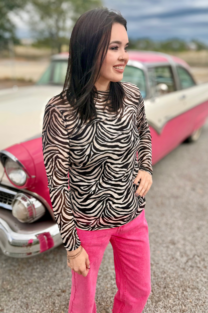 Outlaw Crop Jeans - Pink