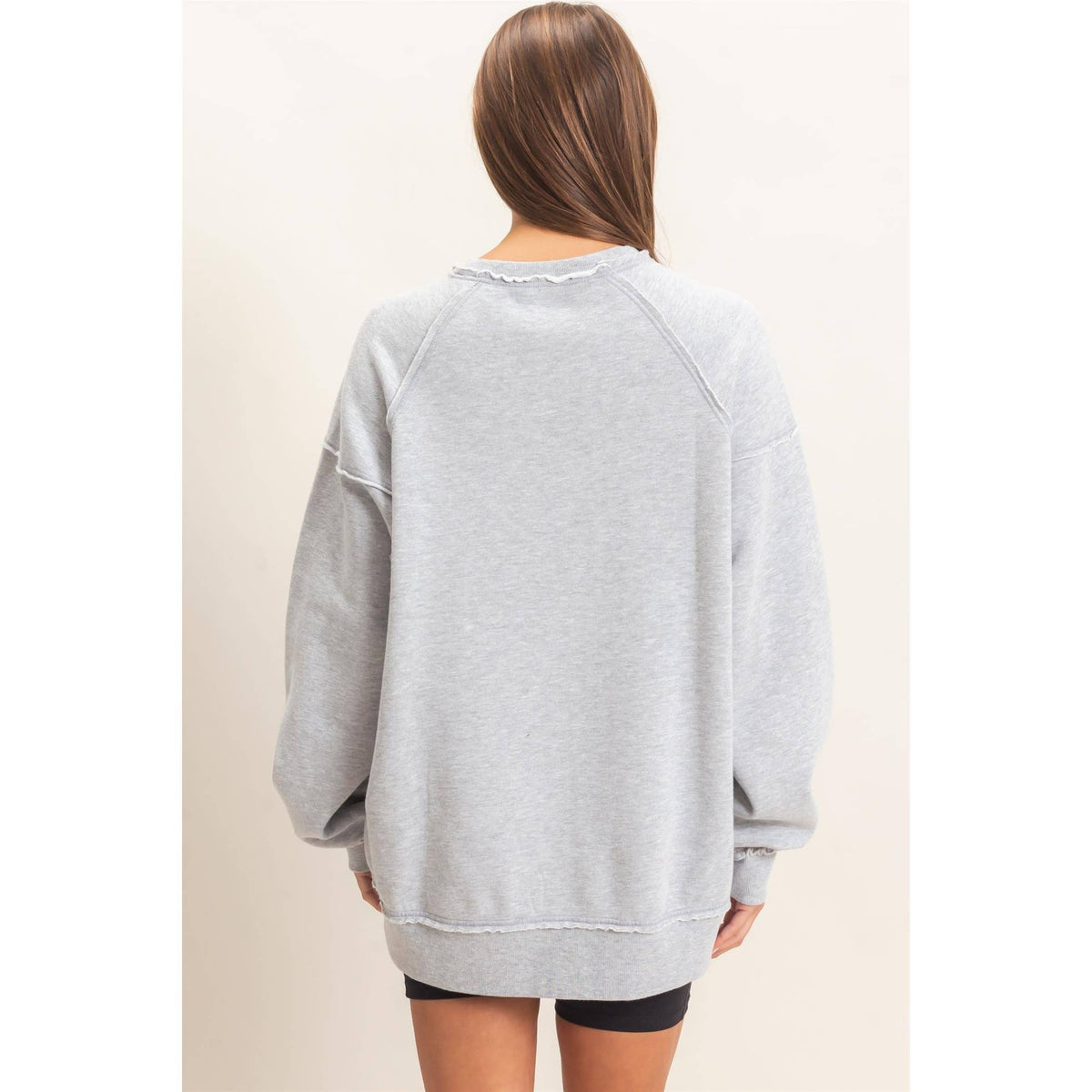 Raw Edge Sweatshirt