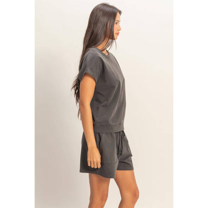 Sleeveless Shorts Set