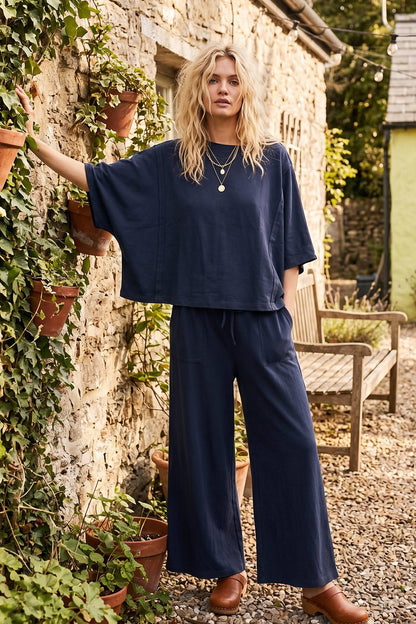 Boxy Top & Wide Pant Set