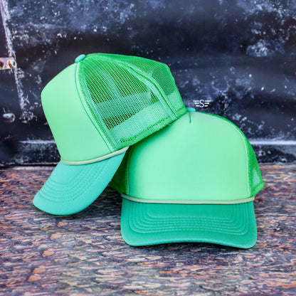 Tri Color Mesh Trucker Cap