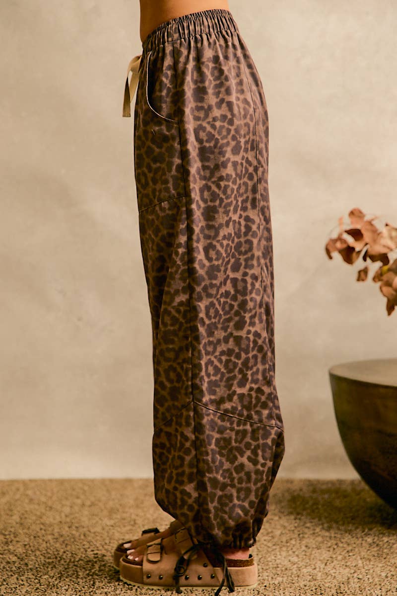 LEOPARD BALLOON PANTS