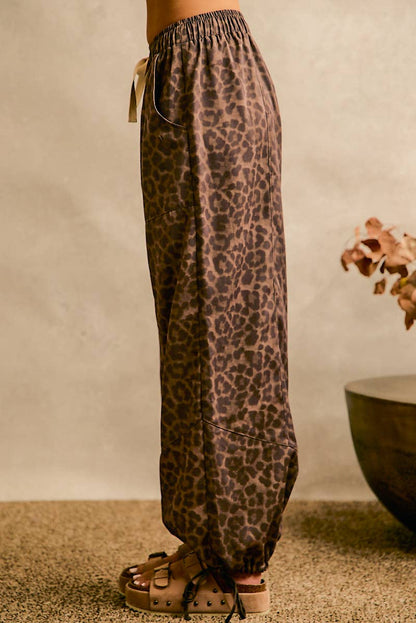 LEOPARD BALLOON PANTS