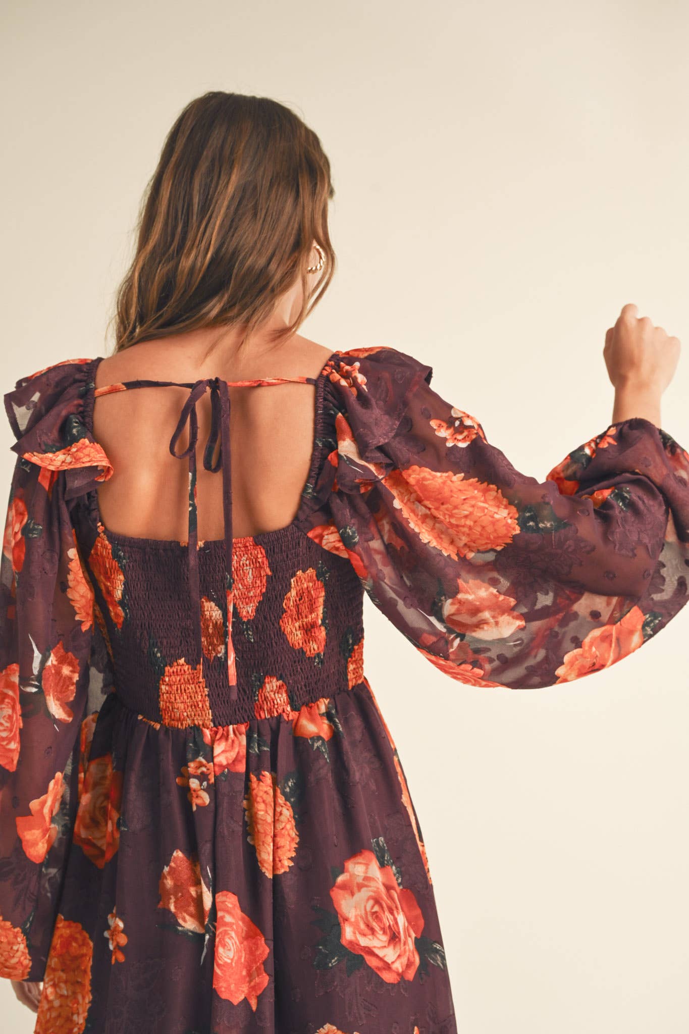 Ruffle Floral Dress