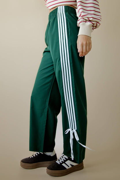 Side Ribbon Jersey Pants