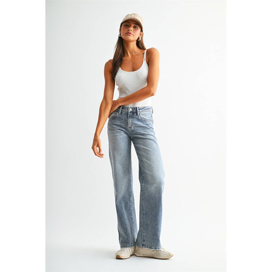 MID-RISE WIDE LEG