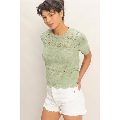 Textured Knit Top