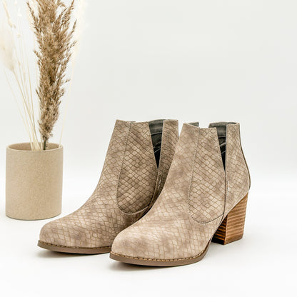 Tarim Bootie in Taupe